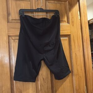 Maternity Black Women's Shorts